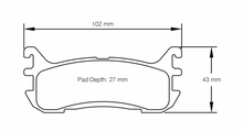 Carregar imagem no visualizador da galeria, Pagid Racing 8129 RST4 Compound Brake Pads