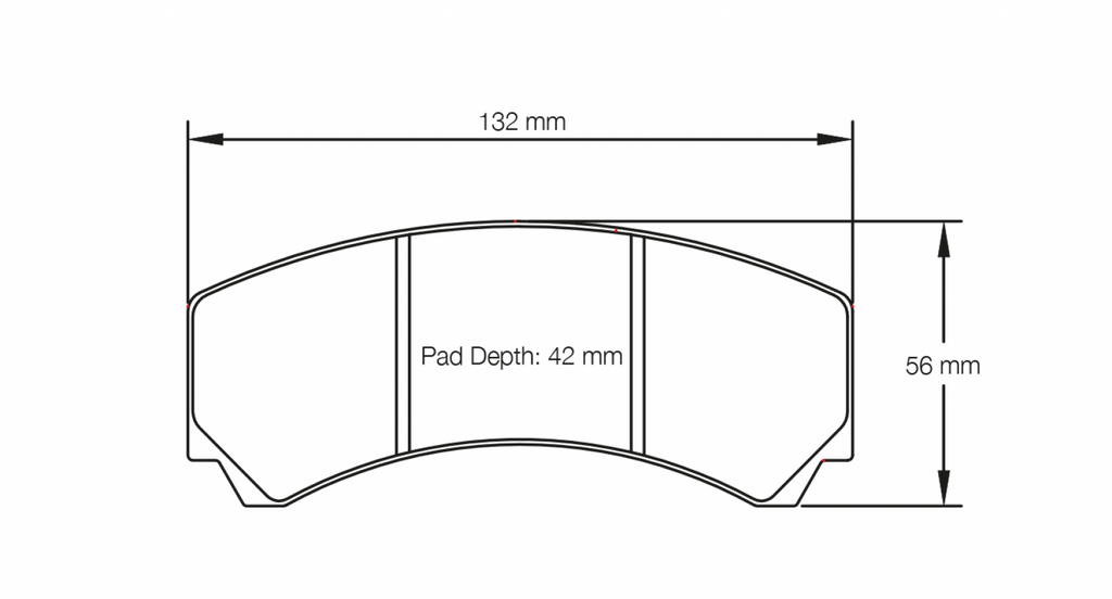 Pagid Racing 2126 RSL1 Compound Brake Pads