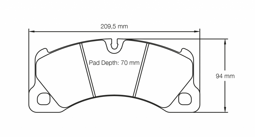 Pagid Racing 4917 RSC3 Compound Brake Pads
