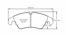 Carregar imagem no visualizador da galeria, Pagid Racing 8096 RSL19 Compound Brake Pads