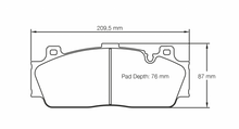 Load image into Gallery viewer, Pagid Racing 4934 RSC1 Compound Brake Pads