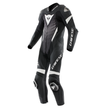 Carregar imagem no visualizador da galeria, Dainese Laguna Seca 6 1PC Leather Suit Perforated Black/White/Anthracite Size - 56