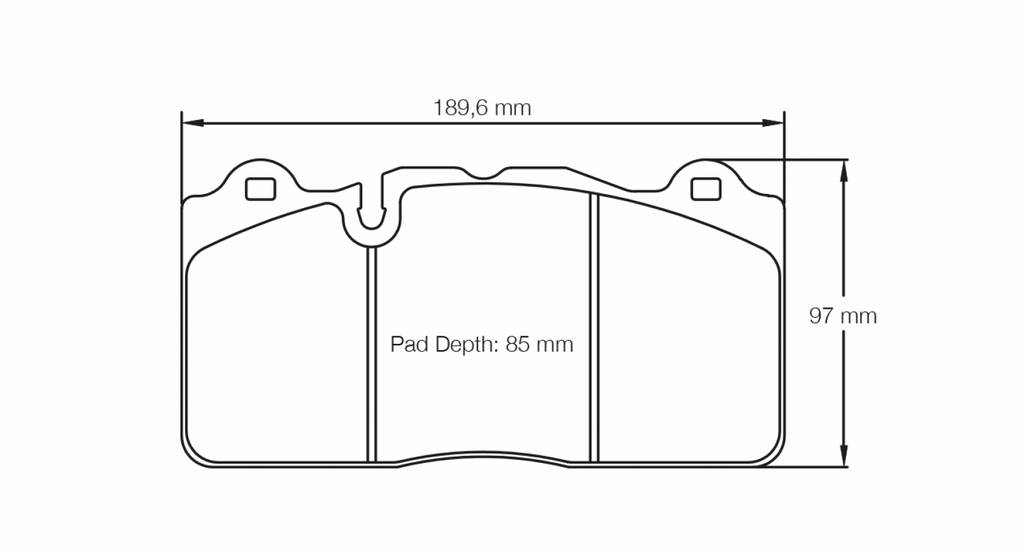 Pagid Racing 8091 RSL1 Compound Brake Pads