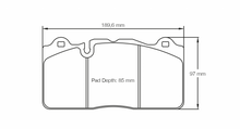 Load image into Gallery viewer, Pagid Racing 8091 RSL1 Compound Brake Pads