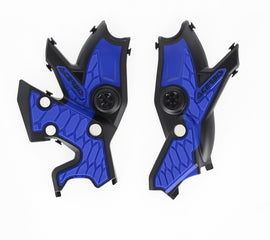 Acerbis 19+ Yamaha Tenere 700 Frame Guards- X-Grip - Black/Blue