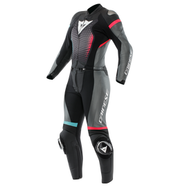 Dainese Vigorosa 2PC Leather Suit Black/Anthracite/White Size - 44