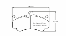 Carregar imagem no visualizador da galeria, Pagid Racing 2707 RST3 Compound Brake Pads