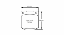 Carregar imagem no visualizador da galeria, Pagid Racing 3190 RSH42 Compound Brake Pads