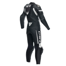 Carregar imagem no visualizador da galeria, Dainese Grobnik Lady Leather 1PC Perforated Suit Black/Black/White Size - 46