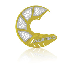 Acerbis X-Brake Vented Disc Cover - Yellow/White