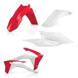 Acerbis 13-17 Honda CRF250R/ CRF450R Plastic Kit - Red/ White