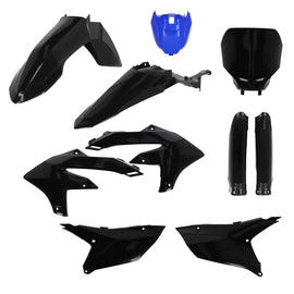 Acerbis 2024 Yamaha YZ250F/ 23-24 YZ450F/FX (w/Tank Cover) Full Plastic Kit - Monster Black/Blue
