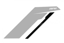 Load image into Gallery viewer, APR Sideburns - Silver APR / Black Stripe