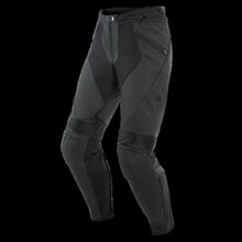 Carregar imagem no visualizador da galeria, Dainese Pony 3 Leather Pants Perforated Matte Black Size - 56