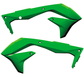 Acerbis 16-18 Kawasaki KX450F Radiator Shroud - Green
