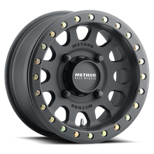 Carregar imagem no visualizador da galeria, Method MR401 UTV Beadlock 15x6 / 5+1/49mm Offset / 5x4.5 / 72mm CB Matte Black Wheel