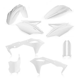 Acerbis 2018 Kawasaki KX250F/19-20 KX250 Full Plastic Kit - White
