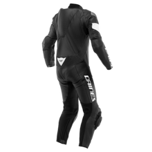 Carregar imagem no visualizador da galeria, Dainese Tosa 1PC Leather Suit Perforated Black/Black/White Size - 50