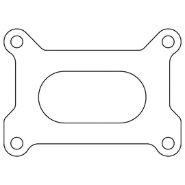 Cometic Holley 2 Barrel 500 CFM .039in Fiber Carburetor Gasket - 3.640in x 1.750in - Open Plenum