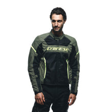 Load image into Gallery viewer, Dainese Air Frame 3 Tex Jacket Army Green/Black/Fluorescent Yellow Size - 64