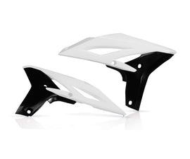 Acerbis 10-13 Yamaha YZ250F/ 12-15 WR450F Radiator Shroud - White/Black 10/12