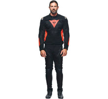 Carregar imagem no visualizador da galeria, Dainese Energyca Air Tex Jacket Black/Fluorescent-Red Size - 50