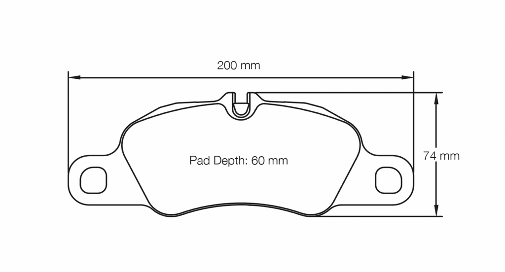 Pagid Racing 8074 RST3 Compound Brake Pads