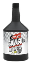 Load image into Gallery viewer, Red Line 20W60 Motorcycle Oil - Quart