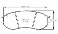 Load image into Gallery viewer, Pagid Racing 8241 RST1 Compound Brake Pads
