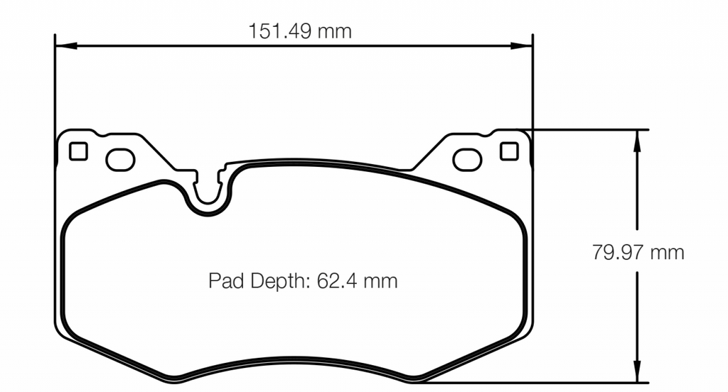 Pagid 2020+ Chevrolet Corvette C8 Z51 Front Brake Pads