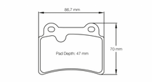 Load image into Gallery viewer, Pagid Racing 8069 RSL19 Compound Brake Pads