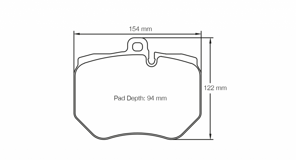 Pagid Racing 4910 RSC1 Compound Brake Pads