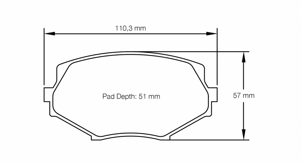 Pagid Mazda Miata MX-5 NB RSL29 Front Brake Pads