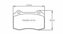 Pagid Chevrolet Camaro/SS/ZL1/1LE RSL29 Rear Brake Pads