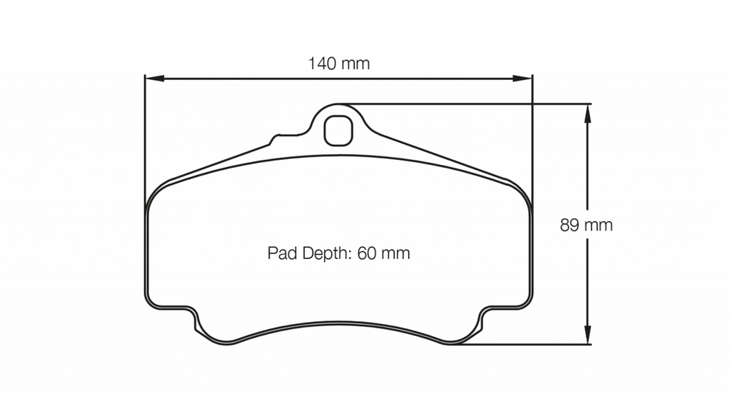 Pagid Racing 2474 RST1 Compound Brake Pads