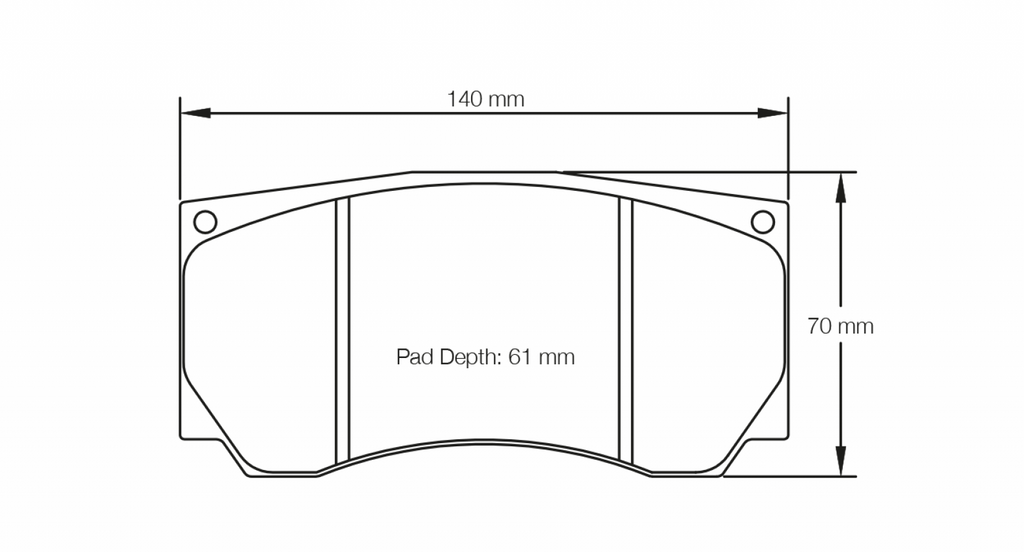 Pagid Racing 3277 RSL29 Compound Brake Pads