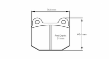 Carregar imagem no visualizador da galeria, Pagid Racing 4507 RSH42 Compound Brake Pads