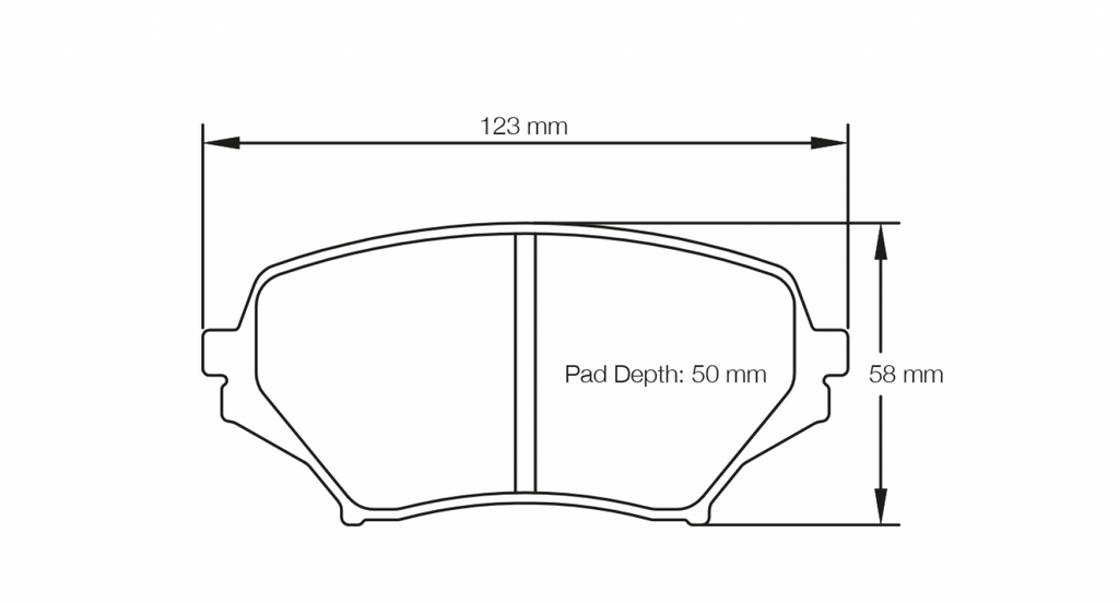 Pagid Racing 8082 RST3 Compound Brake Pads