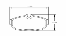 Carregar imagem no visualizador da galeria, Pagid Racing 8113 RST4 Compound Brake Pads