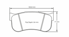 Load image into Gallery viewer, Pagid Racing 8101 RST3 Compound Brake Pads