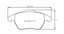 Carregar imagem no visualizador da galeria, Pagid VW Gold V/VI Front Brake Pads