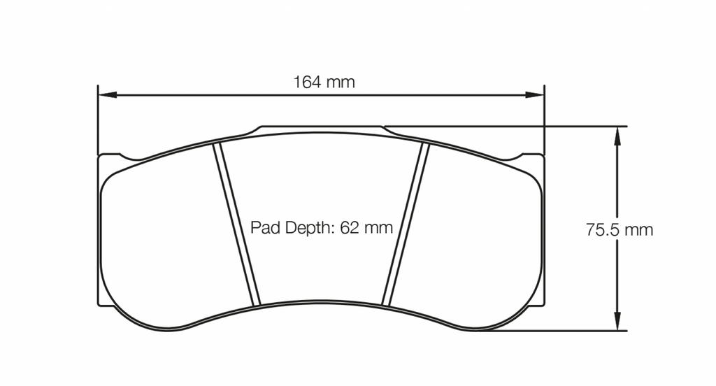 Pagid Racing 2019 RST1 Compound Brake Pads