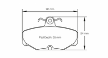 Carregar imagem no visualizador da galeria, Pagid Racing Caterham Seven Range RS42 Rear Brake Pads