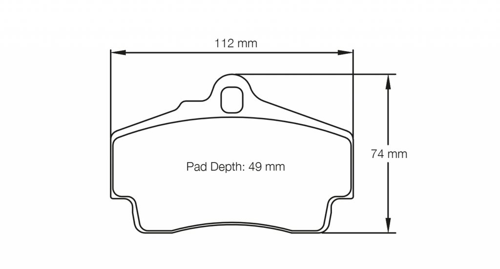 Pagid Racing 2406 RST3 Compound Brake Pads