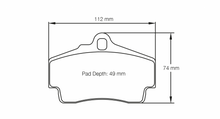 Carregar imagem no visualizador da galeria, Pagid Racing 2406 RST3 Compound Brake Pads