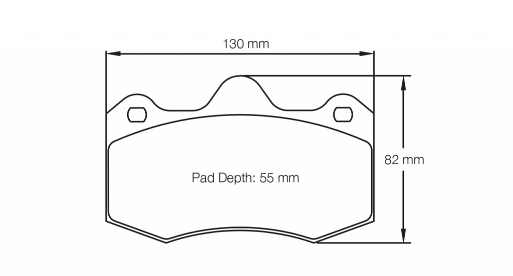 Pagid Racing 4345 RSL1 Compound Brake Pads
