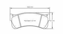 Carregar imagem no visualizador da galeria, Pagid Racing 8087 RST2 Compound Brake Pads