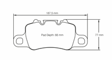 Load image into Gallery viewer, Pagid Porsche 918, 991 GT3/RS, R, Turbo, Turbo S, 991.2 GTS/3/RS, Cayman GT4 RST1 Rear Brake Pads