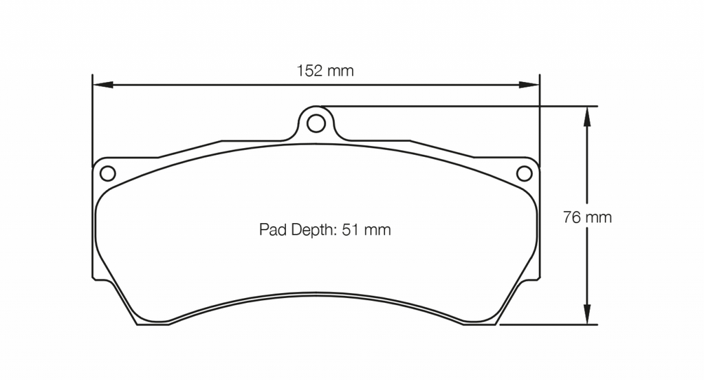 Pagid Racing 8028 RSL29 Compound Brake Pads