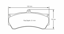 Load image into Gallery viewer, Pagid Racing 8028 RSL29 Compound Brake Pads